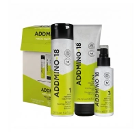 Addmino-18 Retail Kit – Natychmiastowa odbudowa włosów zniszczonych | Zestaw 250 ml + 250 ml + 150 ml Addmino-18 Retail Kit – Natychmiastowa odbudowa włosów zniszczonych | Zestaw 250 ml + 250 ml + 150 ml