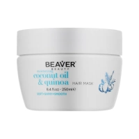Beaver Coconut Oil & Quinoa Nawilżająca maska do włosów suchych z olejem kokosowym 250ml Beaver Coconut Oil & Quinoa Nawilżająca maska do włosów suchych z olejem kokosowym 250ml